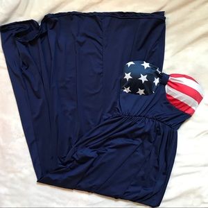 American flag maxi dress🇺🇸